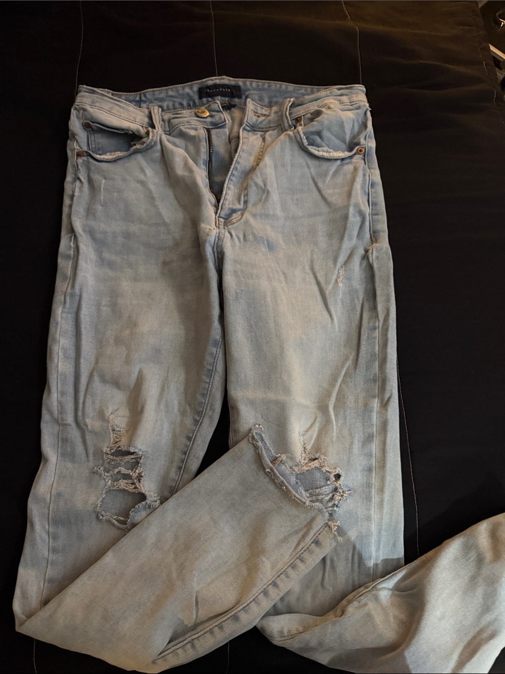 Aeropostale Light Blue Distressed Women's Jeans